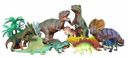Игровой набор из 11 фигурок динозавров 